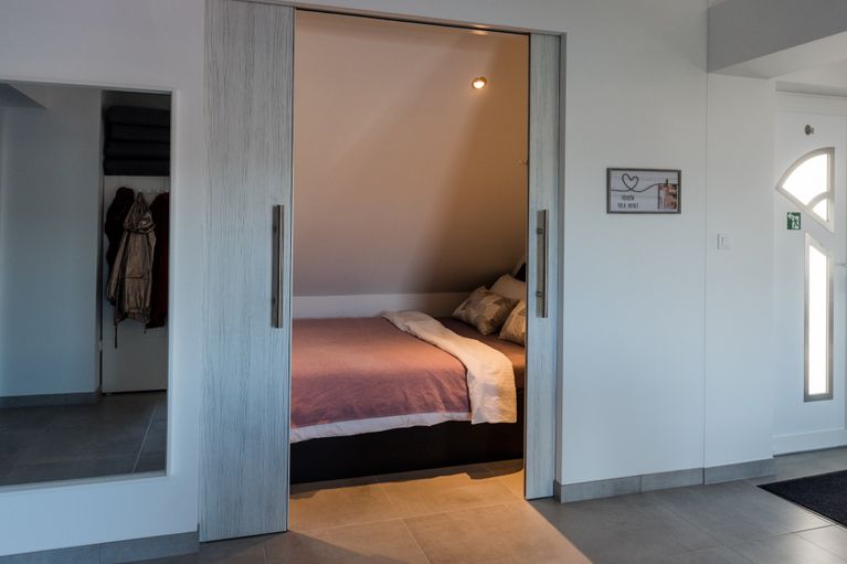 Schlafzimmer 2 im Dach Apartment 2